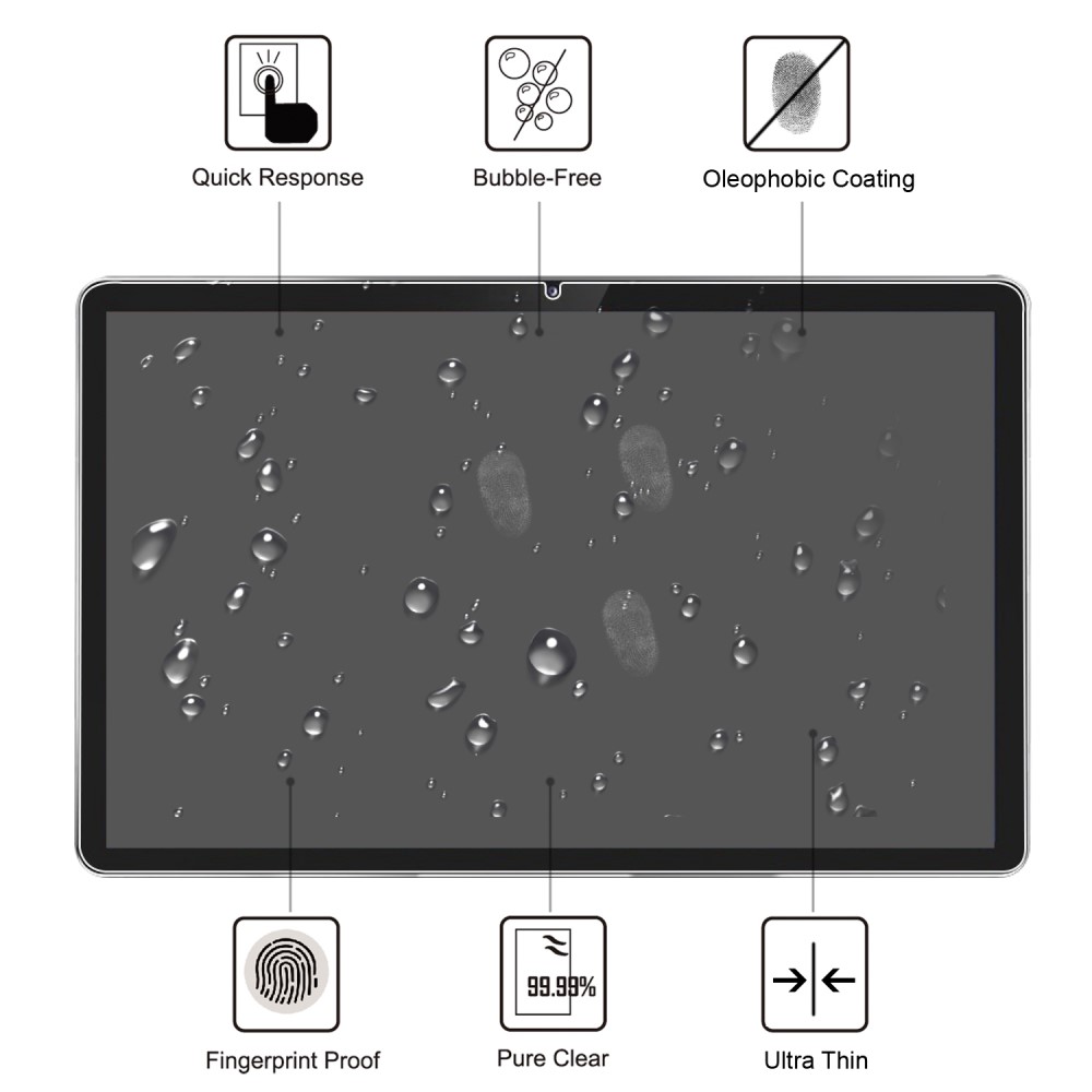 Aizsargstikls priekš Lenovo Tab M10 (3rd Gen) (TB-328FU) | 9H Hardness 0.3mm Tempered Glass Screen Protector (0)