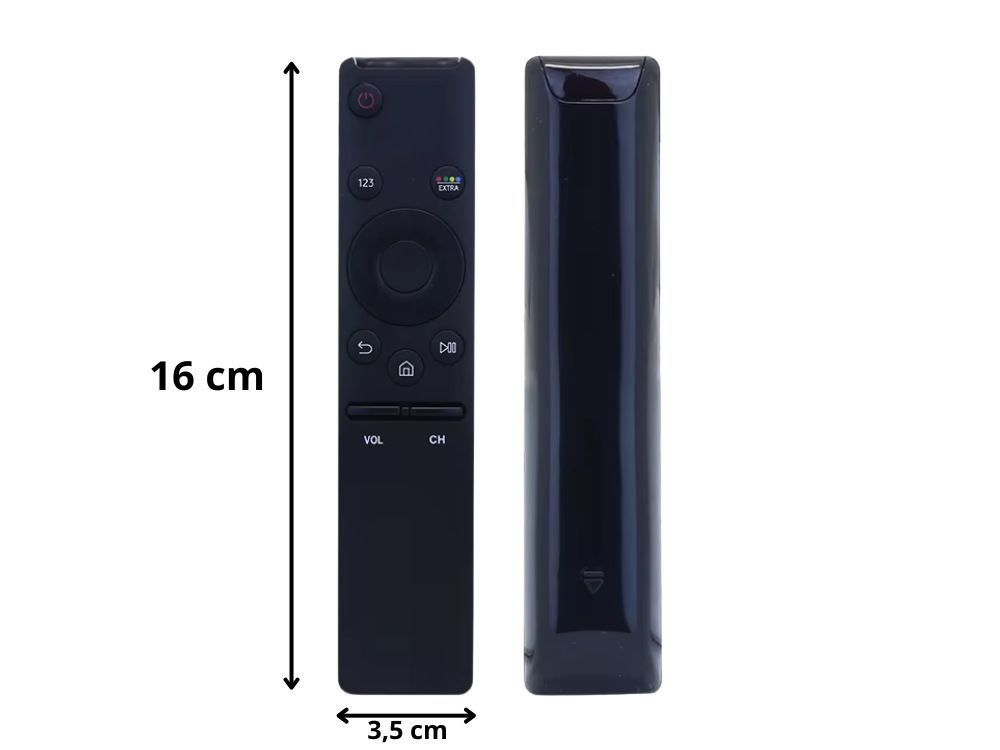 Universālā pults Samsung Smart TV aizstājējs BN59-01259D televizoriem, melna (0)