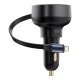 Baseus Enjoyment Pro USB-C (sieviešu) / Lightning (vīriešu) 60W auto lādētājs - melns | Phone Car Charger