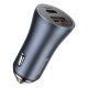 Baseus Golden Contactor Pro ātra automašīnas lādētājs USB Type C / USB 40W Power Delivery 3.0 Quick Charge 4+ SCP...