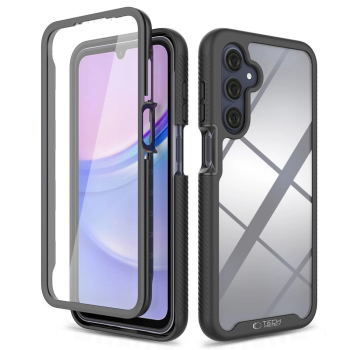 Samsung Galaxy A16 4G / 5G ( SM-A166 / SM-A165 ) Tech-Protect Defense360 Case Cover, Black | Telefona Vāciņš Maciņš Apvalks Bamperis