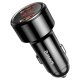 Baseus Magic Series Dual QC – Ātrais auto lādētājs ar 2x USB QC 3.0, 45W, 6A, melns (CCMLC20A-01) | Phone Car...