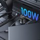 CC03 2-portu PD100W automašīnas lādētājs - melns | Phone Car Charger