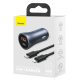 Baseus Golden Contactor Pro ātra automašīnas lādētājs USB Type C / USB 40W Power Delivery 3.0 Quick Charge 4+ SCP...
