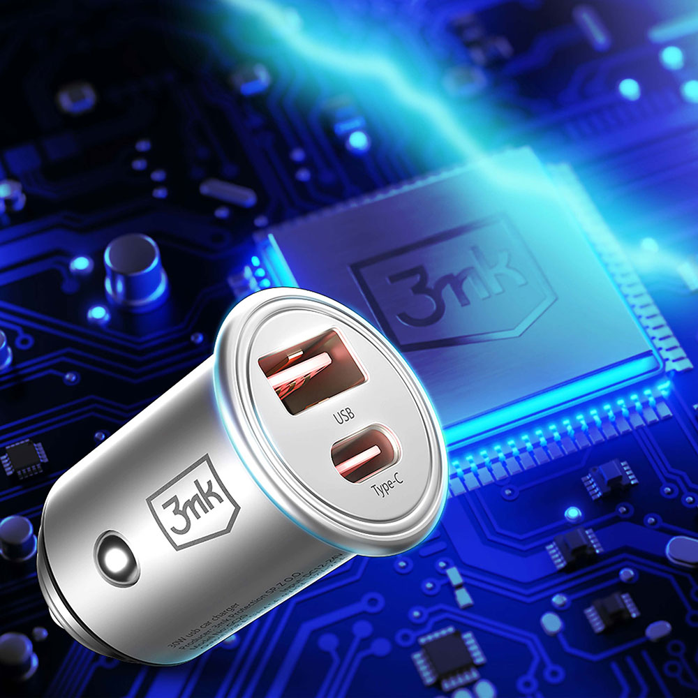 3mk Hyper Auto Lādētājs 45W | Phone Car Charger (3)
