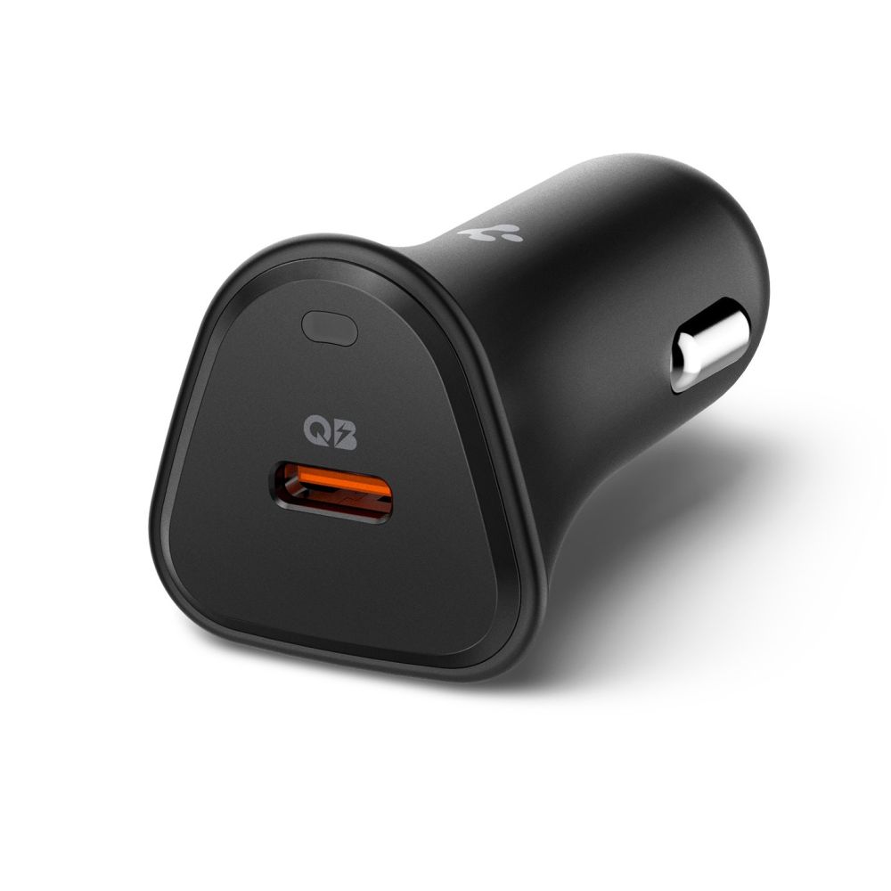 Spigen Essential EV301 30W automašīnas lādētājs – melns | Phone Car Charger (0)