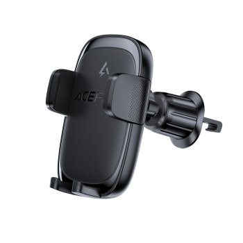 Bezvadu auto lādētājs Acefast D48 Ventilācijas restes stiprinājums Melns | Phone Car Charger