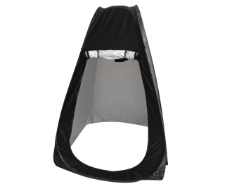 Pārnēsājamā Pludmales Kempinga Saliekamā Telts Ģērbtuves Dušas Tualete, Melna | Portable Beach Camping Folding...