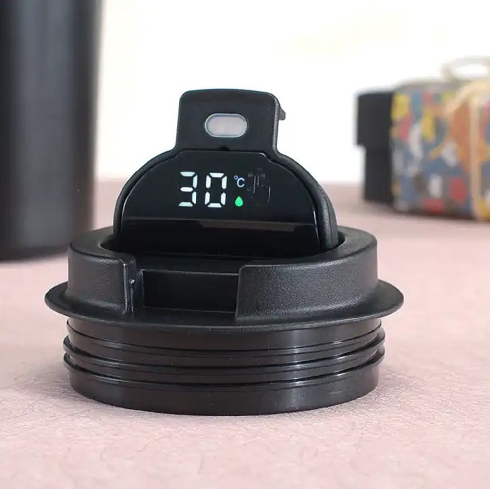 Viedā termokrūze ar LCD temperatūras displeju, 510 ml, rozā (3)