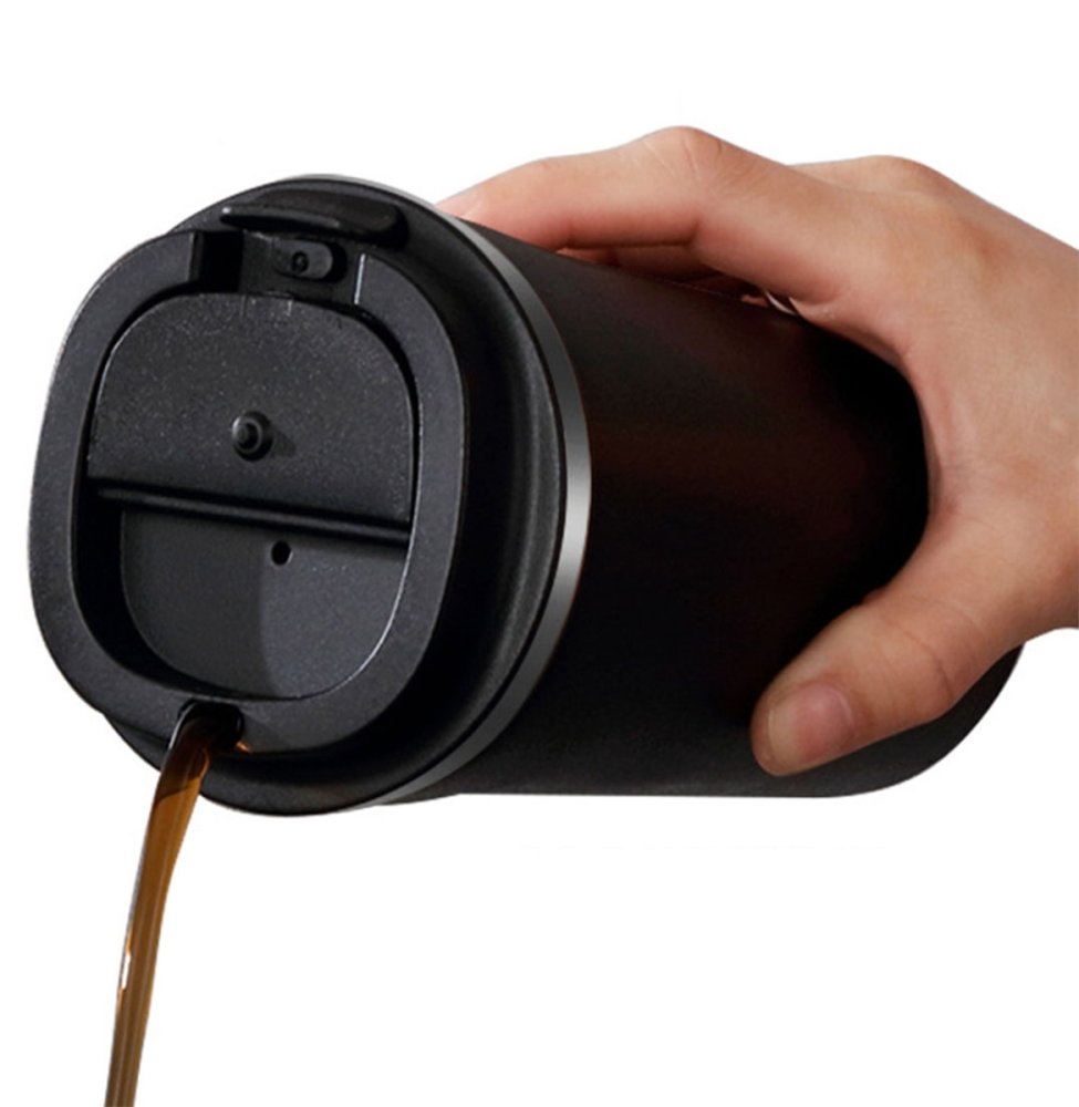 Nerūsējošā tērauda termokrūze 510 ml, melna (3)