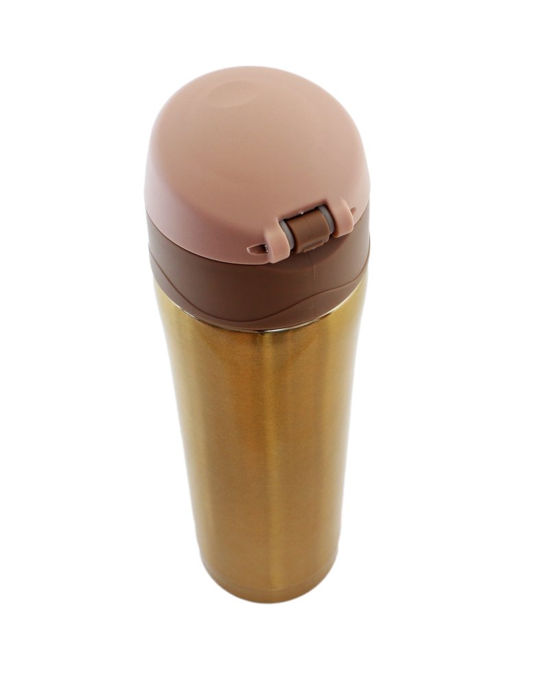 Termokrūze 450ml ceļojumiem un ikdienai, zelta (1)