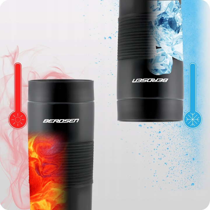 BERDSEN BD-784 Tūrisma Termoss Termokrūze Karstiem un Aukstiem Dzērieniem 590 ml, Melns | Thermal Mug Bottle Thermos... (3)