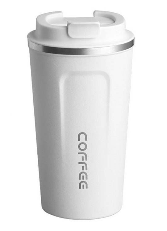 Nerūsējošā Tērauda Termokrūze Termoss Karstiem un Aukstiem Dzērieniem, 510ml - Balts | Thermal Mug Bottle... (3)