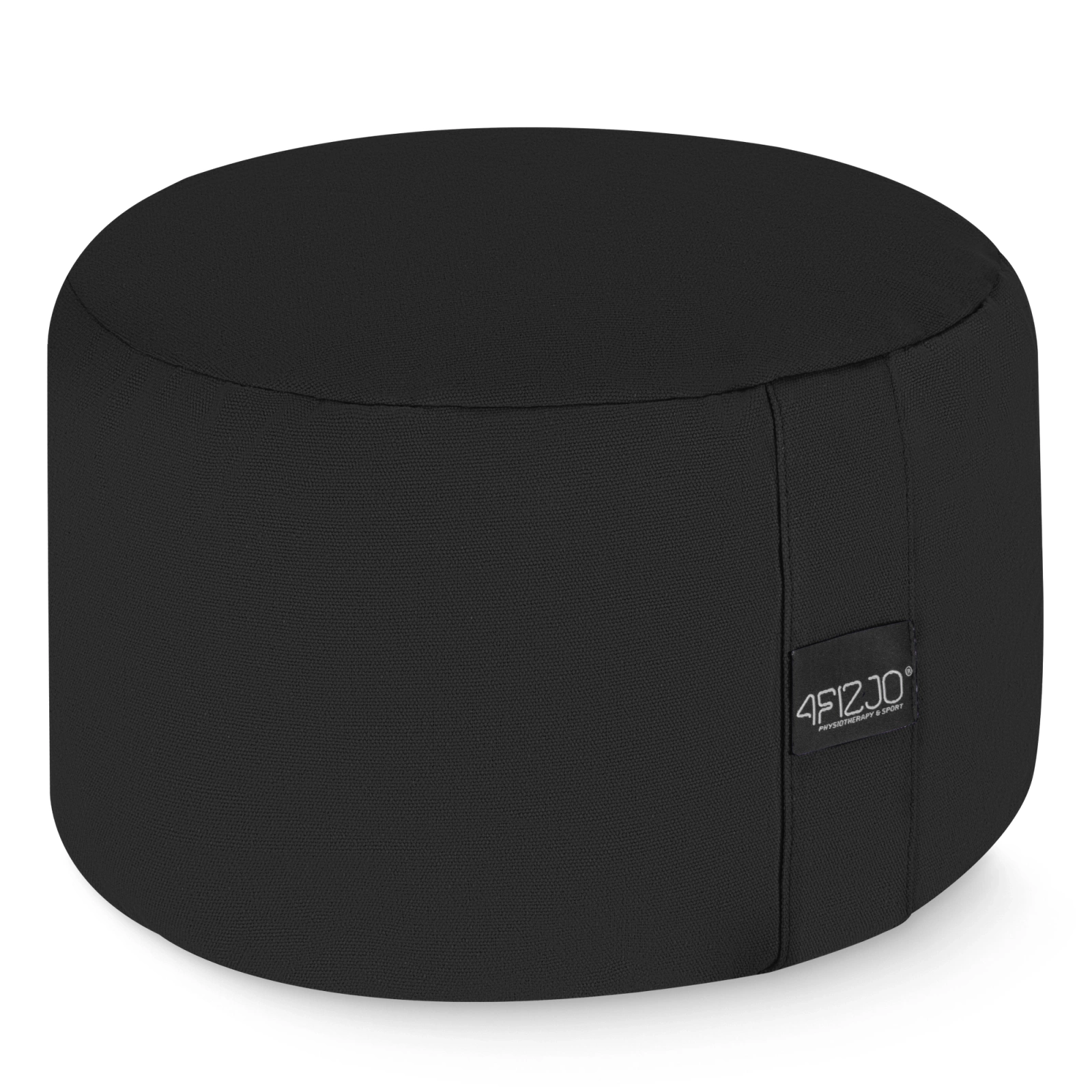 4FIZJO ZAFU meditācijas spilvens jogai, apaļš, melns