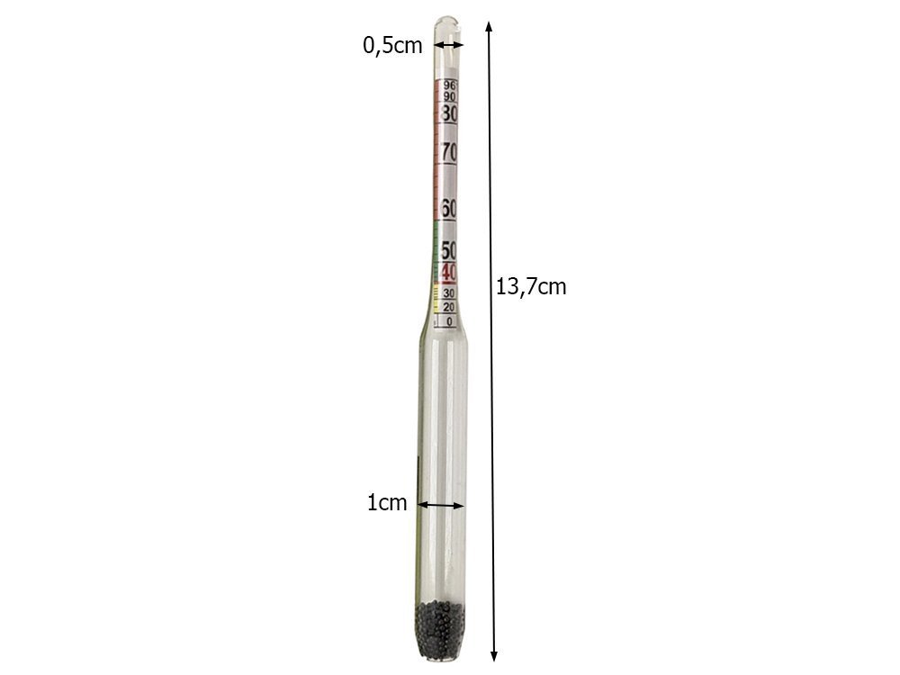 Alkohola Spirta Mērītājs Indikators 0 - 96% | Alcohol Meter Alcohol Indicator (3)