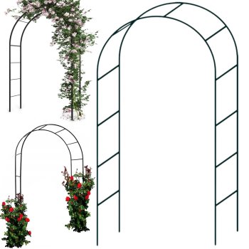 Dārza Pergola Ziedu Augu Atbalsts Arka Svētkiem Kāzām | Garden Flower Support Wedding Arch