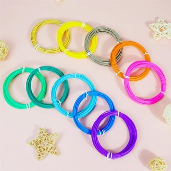 3D pildspalvas kārtridži Telcon PE12, 36m PLA diegu komplekts, 12 krāsas