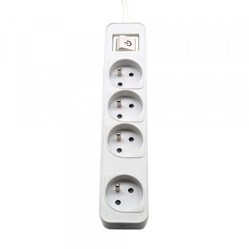Pagarinātājs Philips CHP2144WB/60 ar 4 ligzdām 3m 10A, balts