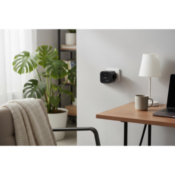 Pagarinātājs kubs Huslog HUS1050 ar 3 ligzdām un 4 USB portiem (USB-C)