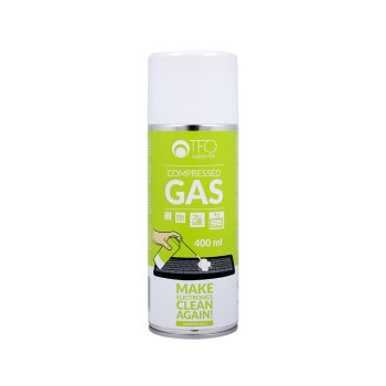 TFO Saspiests Gaiss Datora Tīrīšanai 400 ml | TFO Compressed Air 400 ml