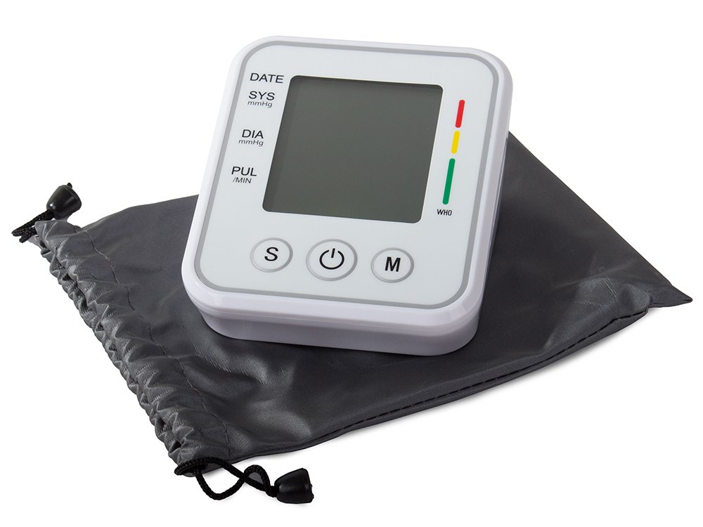 Pārnēsājams Rokas Augšdelma Asinsspiediena Mērītājs Tonometrs YX-102 | Portable Blood Pressure Meter Heart Rate... (4)