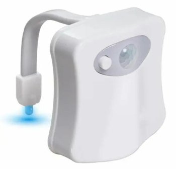 Tualetes poda LED lampa ar gaismas un kustības sensoru | LED Toilet Lamp