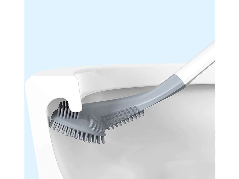 Silikona Tualetes Mazgāšanas Birste, balts | Silicone Toilet Brush (4)