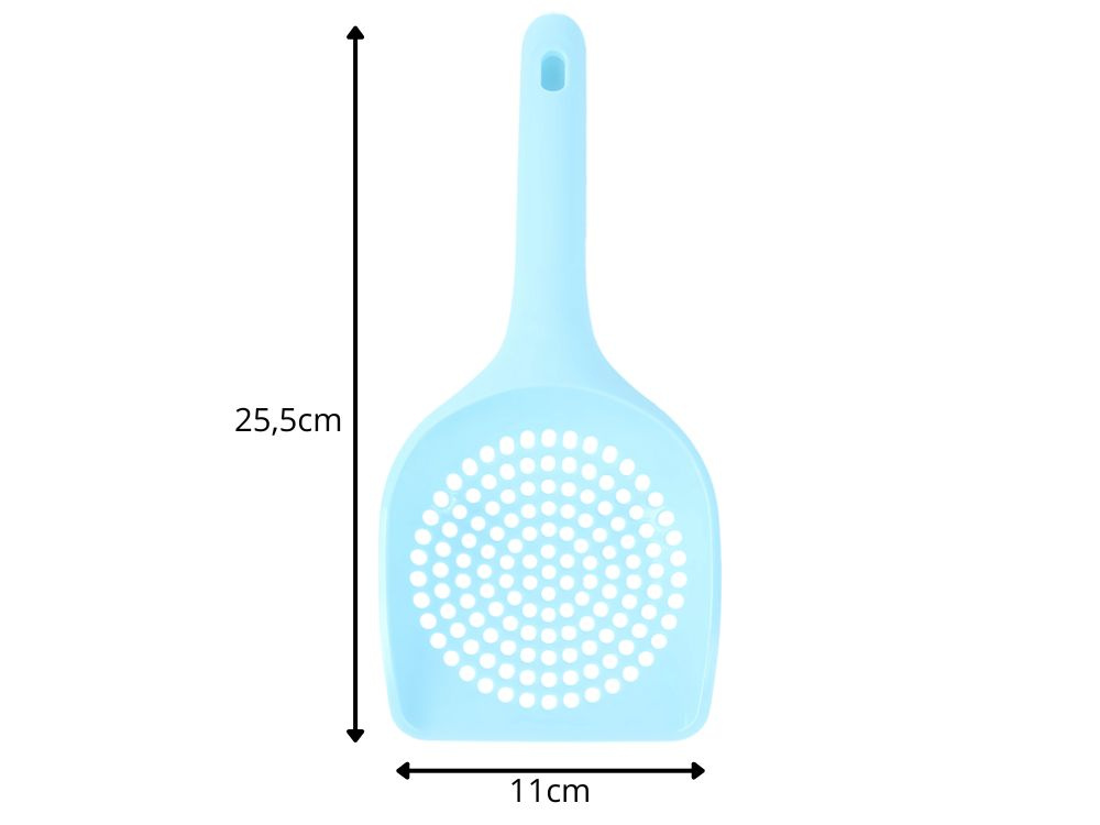 Liela un izturīga plastmasas lāpstiņa kaķu tualetes smiltīm (0)