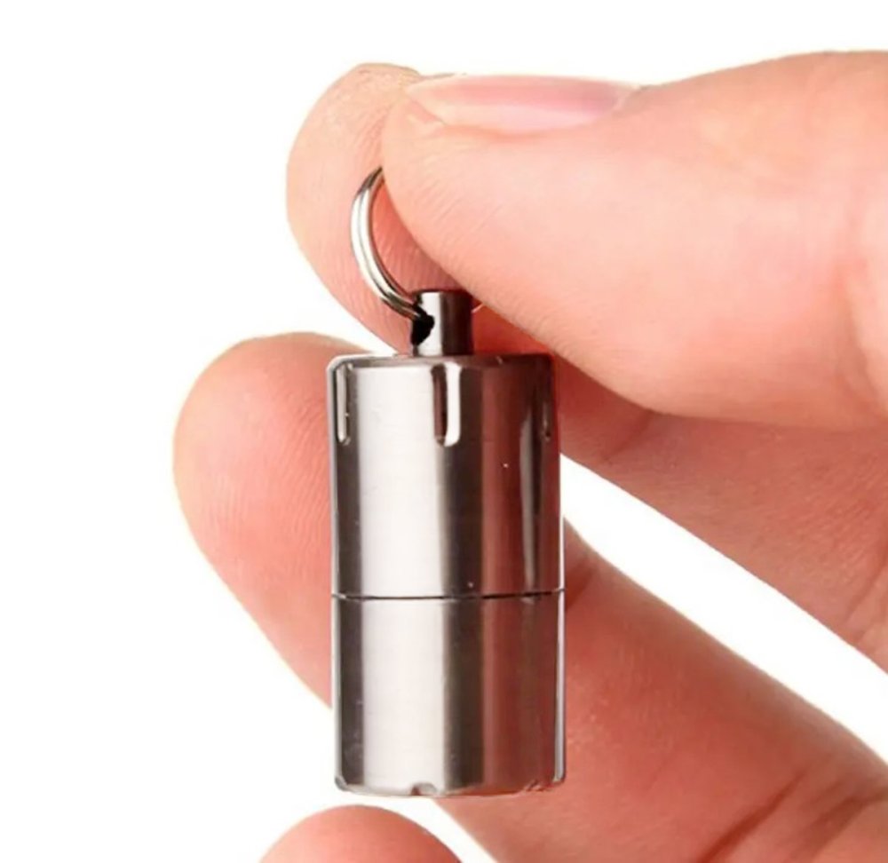 Mini atslēgu piekariņu šķiltavas kempinga izdzīvošanas rīks, 2.5x1.3cm | Mini Keychain Lighter Camping Survival... (3)