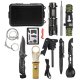 Daudzfunkcionāls tūrisma izdzīvošanas piederumu komplekts EDC SOS, 12 elementi | Survival Kit Set Emergency Supplies