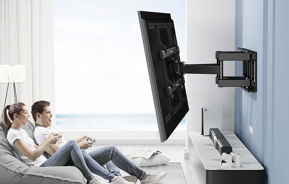 TV sienas stiprinājums Perlesmith PSPILFK1 37-85 collu ekrāniem, 60kg (2)