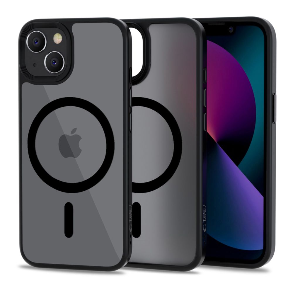 Apple iPhone 13 6.1'' Tech-Protect MagMat MagSafe Case Cover, Matte Black | Telefona Vāciņš Maciņš Apvalks Bamperis