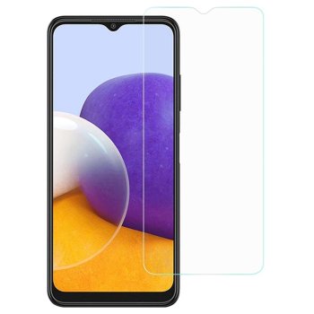 Samsung Galaxy A22 5G (SM-A226B) - Aizsargstikls (Šaurs līdz Izliekumiem) | Tempered Glass Screen Protector