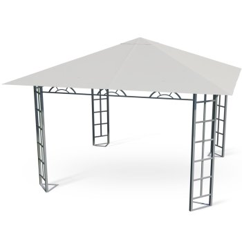 Bēšs dārza paviljons, telts (bez sienām) Plonos, 3x3m | Garden Pavilion Tent