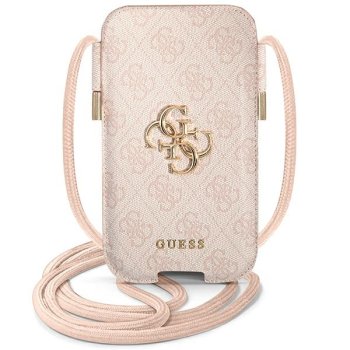 Guess Torebka GUPHL4GMGPI 6,7" pink hardcase 4G Big Metal Logo