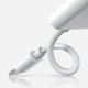 Joyroom Lightning to Lightning / 3,5mm Mini Jack AUX Headphone Adapter for Audio and Charging, White | Audio un...
