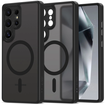 Samsung Galaxy S25 Ultra ( SM-S938 ) Tech-Protect MagCam MagSafe Case Cover, Black | Telefona Vāciņš Maciņš Apvalks Bamperis
