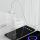 Baseus 2x set USB Typ C Cable Fast Charging PD and QC 40W 5A 1,5m, White | Lādētājvads Datu Pārraides Kabelis...