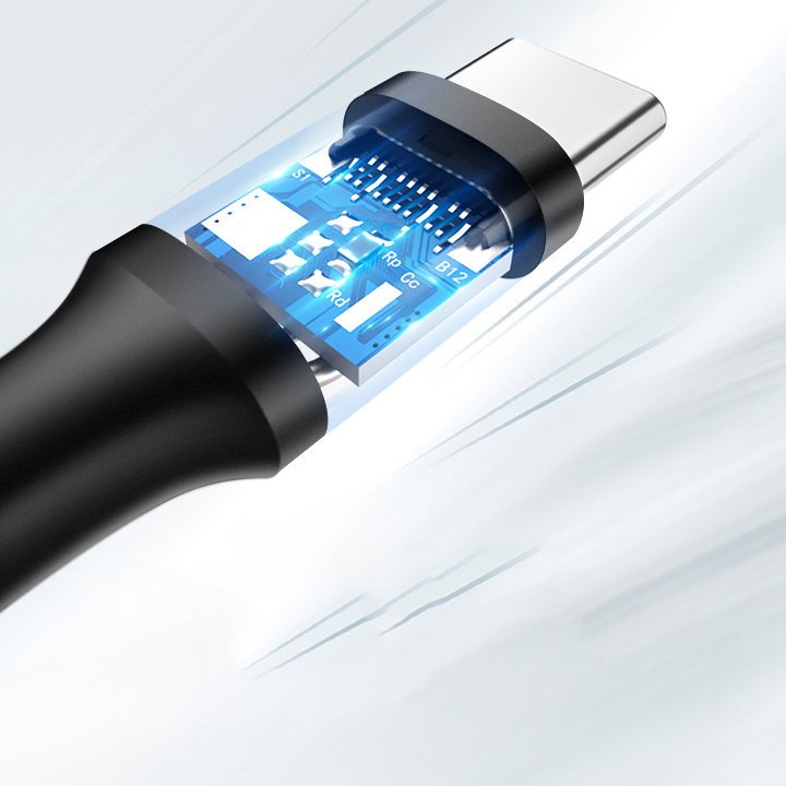 Ugreen USB to USB Type C Data Charging Cable 480 Mbps 3A 1m, White | Lādētājvads Datu Pārraides Kabelis (2)