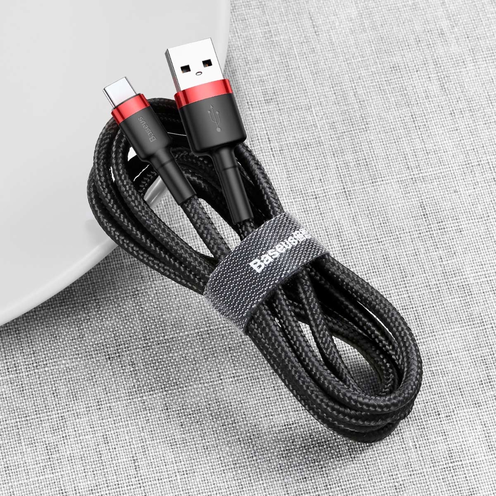 Baseus 50cm 3A USB-C Type-C Lādētājs uzlādes vads kabelis | Charging Cable for Samsung Huawei Xiaomi Nokia -... (1)