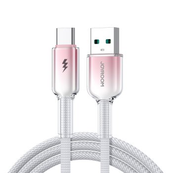 USB-A uz USB-C kabelis Joyroom S-A42 3A 1.2m Balts