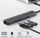 Adapteris USB Type-C - HDMI, LAN, 3x 3.0 Type-A, PD100W | Adapter