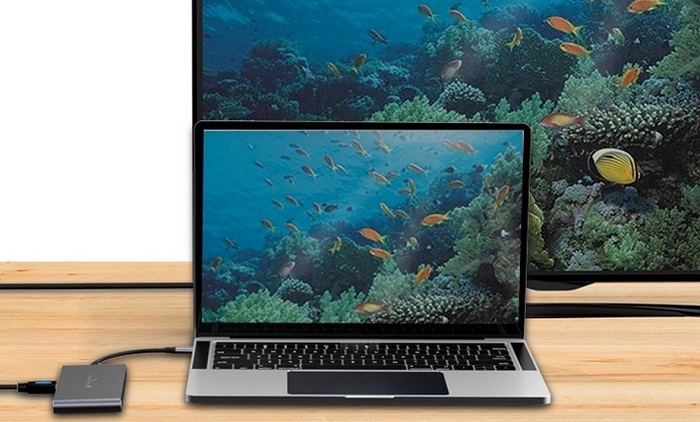 Adapteris Usb-C - Hdmi, 2X Usb 3.0, Sd, Tf, Pd60W + M.2 Ngff Ssd Diska Korpuss | Adapter Case (2)