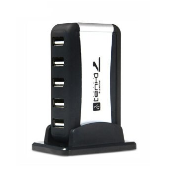 Aktīvais USB 2.0 centrmezgls ar 7 pieslēgvietām un barošanas bloku