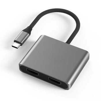 Adapteris Usb Type-C - 2X Hdmi 4K | Adapter