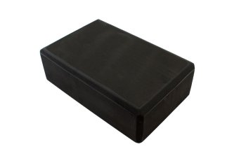 Jogas bloks klucis balansa paliktnis stabilizācijas vingrinājumiem 7.5cm, Melns | Yoga Fitness Cube