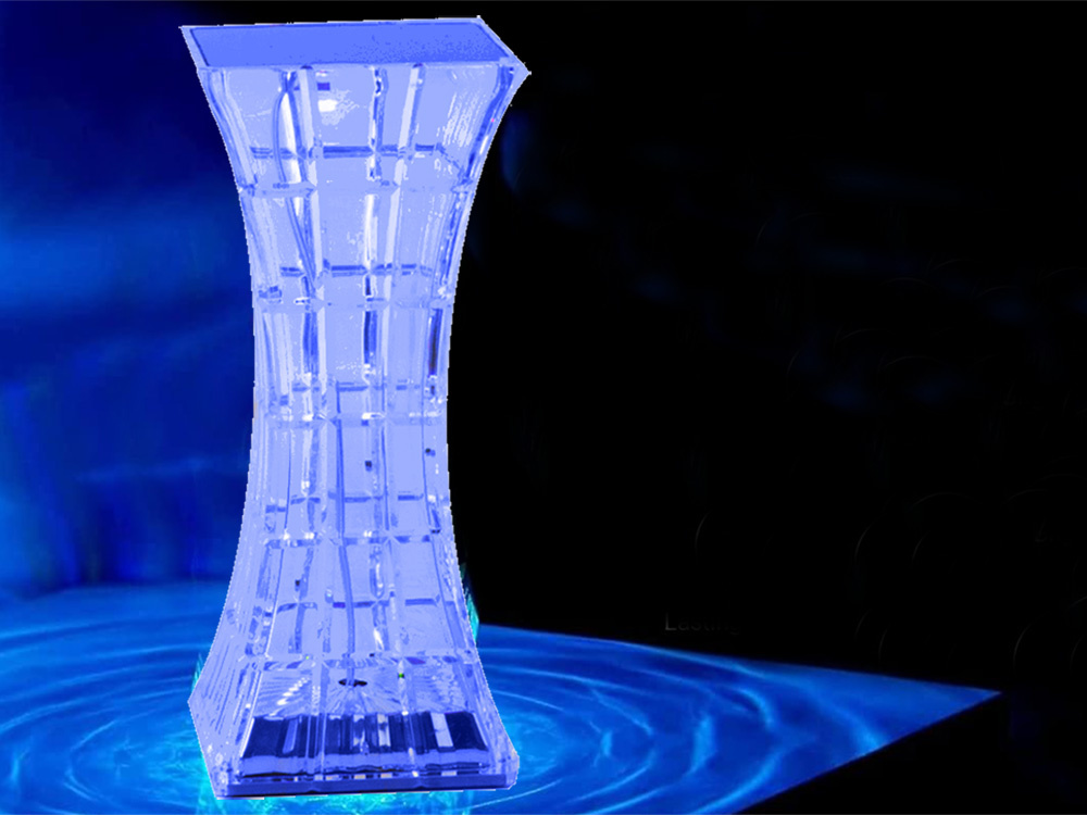 LED galda nakts lampa ar kristāla efektu un RGB apgaismojumu, USB, tālvadība (0)