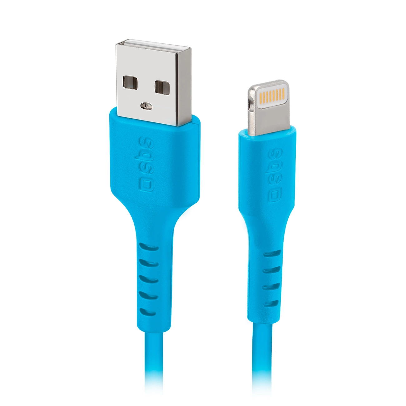 USB - Lightning kabelis datu pārraidei un uzlādei Zilā krāsā | cable for data and charging Cyan