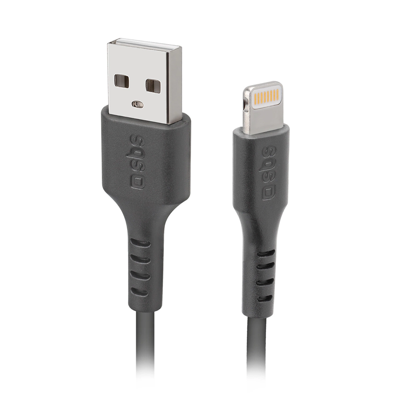 USB - Lightning kabelis datu pārraidei un uzlādei Melns | cable for data and charging Black