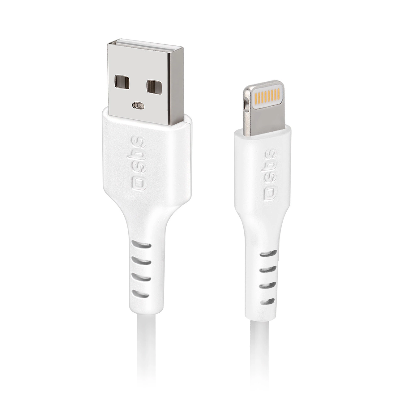 USB - Lightning kabelis datu pārraidei un uzlādei Balts | cable for data and charging White